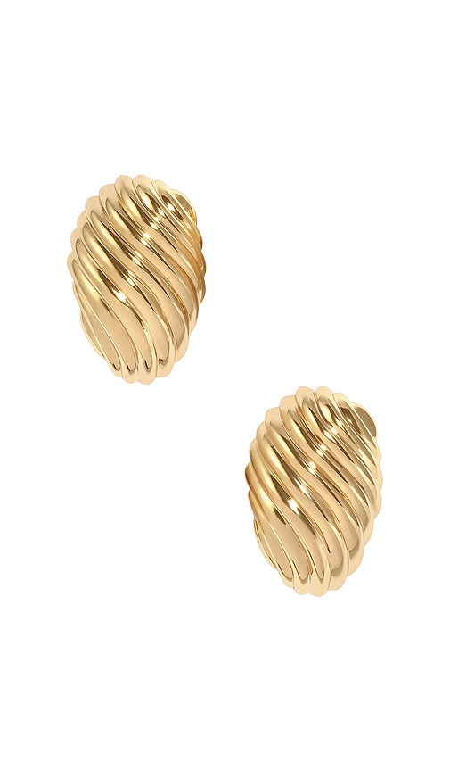 Lili Claspe Seraphine Earring Stud in Metallic Gold