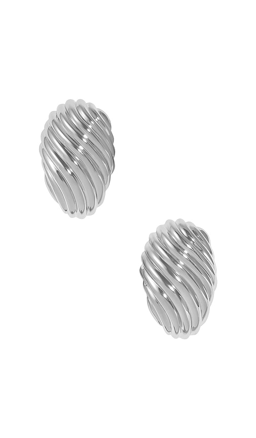 Lili Claspe Seraphine Earring Stud in Metallic Silver