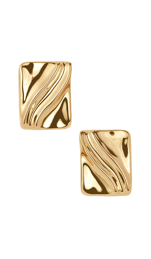 Lili Claspe Adva Clip On Earring in Metallic Gold