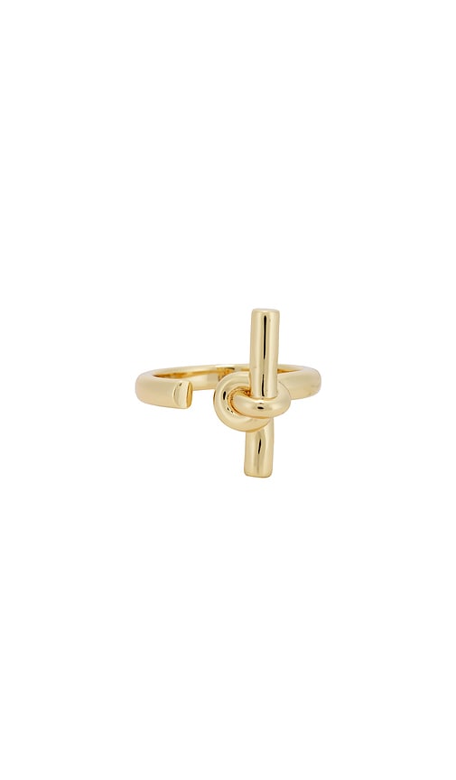Devin Ring in Metallic Gold. - size 7 (also in 5, 6, 8)