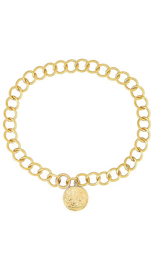 Lili Claspe Milli Coin Choker In Gold