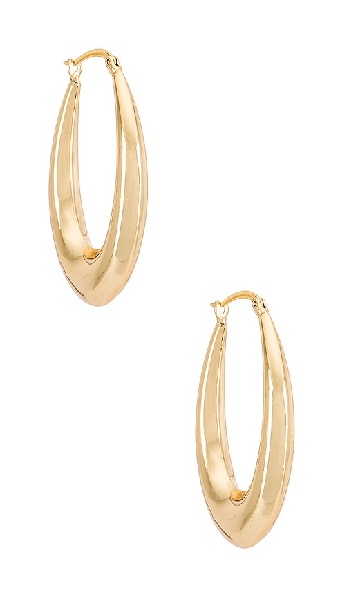 Lili Claspe Leah Hoops in Gold