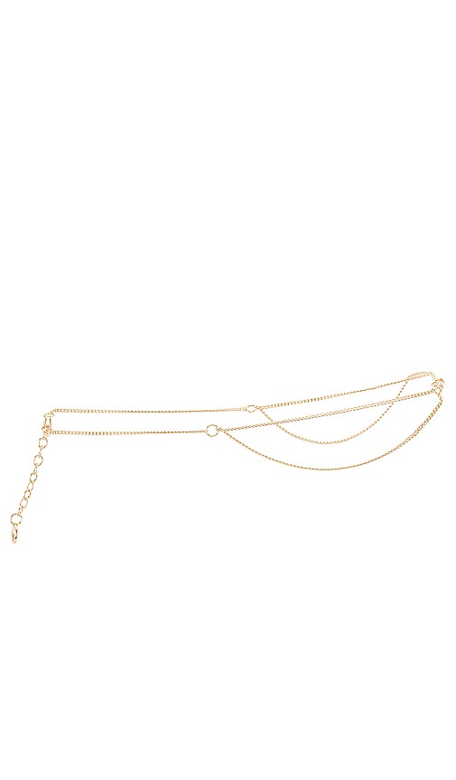 Lili Claspe Reggie Thick Anklet in Gold