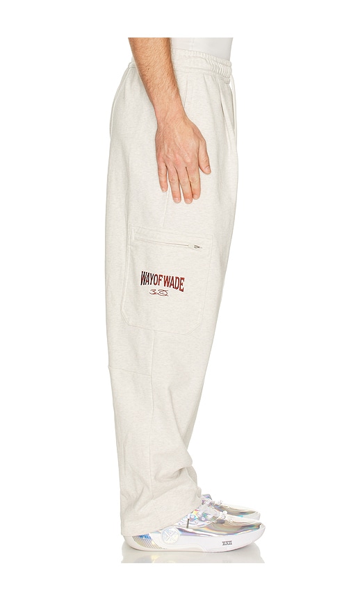 Li-ning Way Of Wade Sweatpants In Light Grey. Size Xxl/2x. Also In Xxxl/3x. 