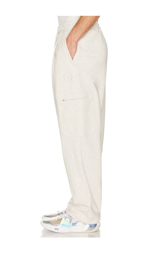  Li-ning Way Of Wade Sweatpants In Light Grey. Size Xxl/2x. Also In Xxxl/3x. 