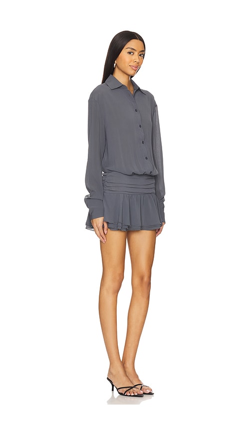 Lioness Girls Girls Girls Mini Dress In Dark Olive