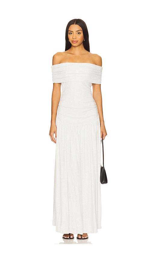 Lioness Field Of Dreams Maxi Dress In Gray