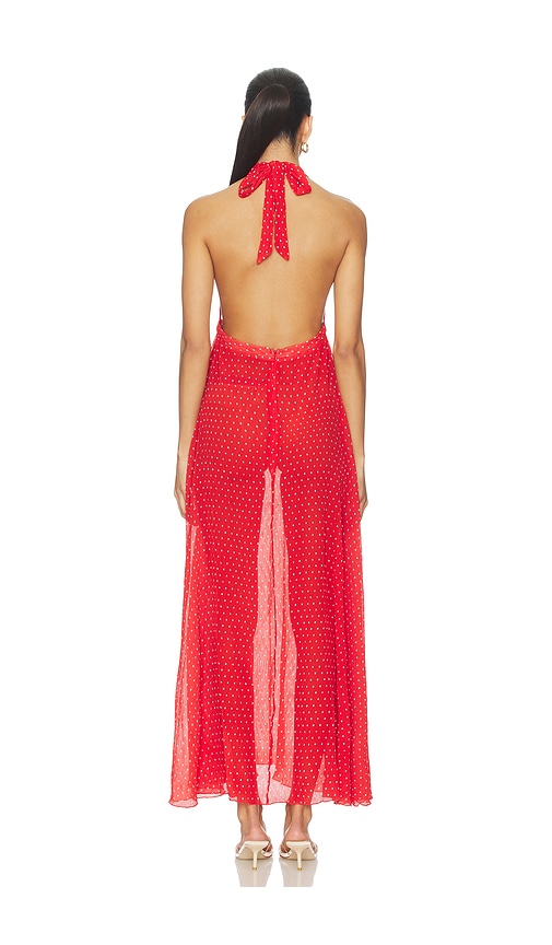  Lioness Kleid District Maxi In Red. Größe Xs. Also In M, L, Xl, Xxl. 