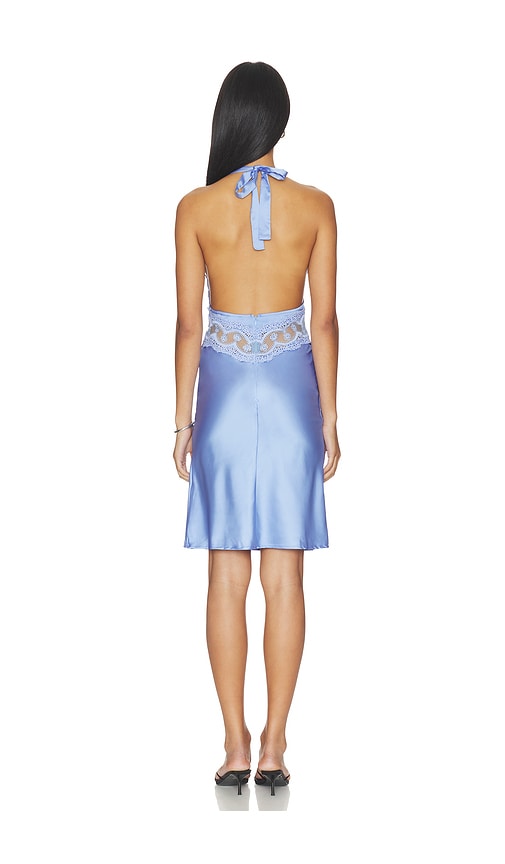  Lioness Kleid Solana Midi In Blue. Größe Xxs. Also In S, M, L, Xl, Xxl. 