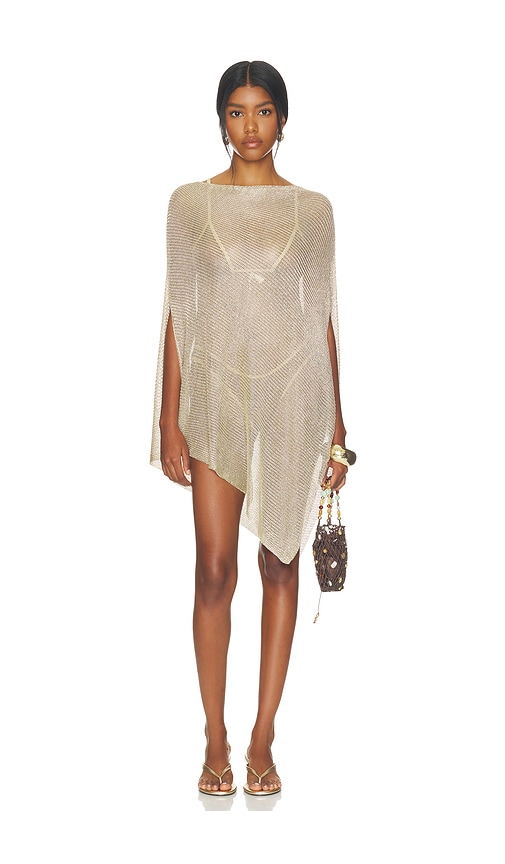 Luminous Mesh Dress by Lioness in Topaz