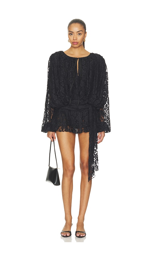 Elements Mini Dress by Lioness in Noir