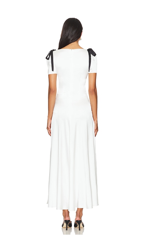  Lioness Kurzärmeliges Maxikleid In Ivory. Größe Xxs. Also In Xs, S, M, L. 
