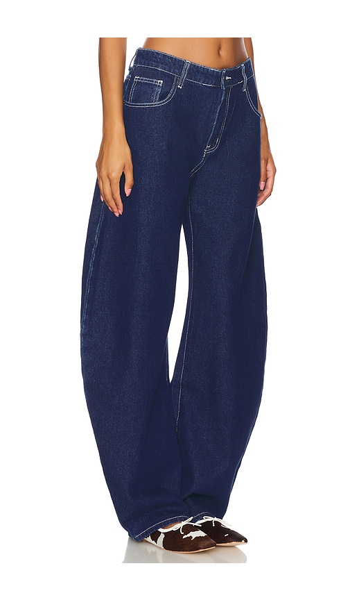 Shop Lioness Horseshoe Jean In Blue