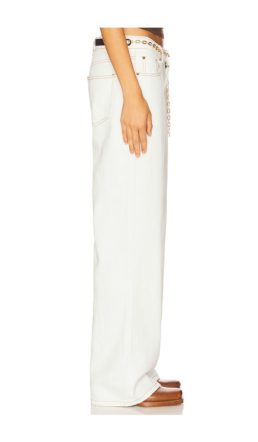 Lioness Jeans Afterglow In White. Größe Xl. Also In Xxl. 