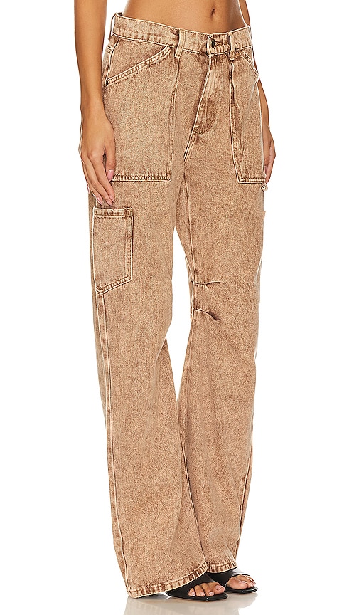 Shop Lioness Miami Vice Pants In Tan