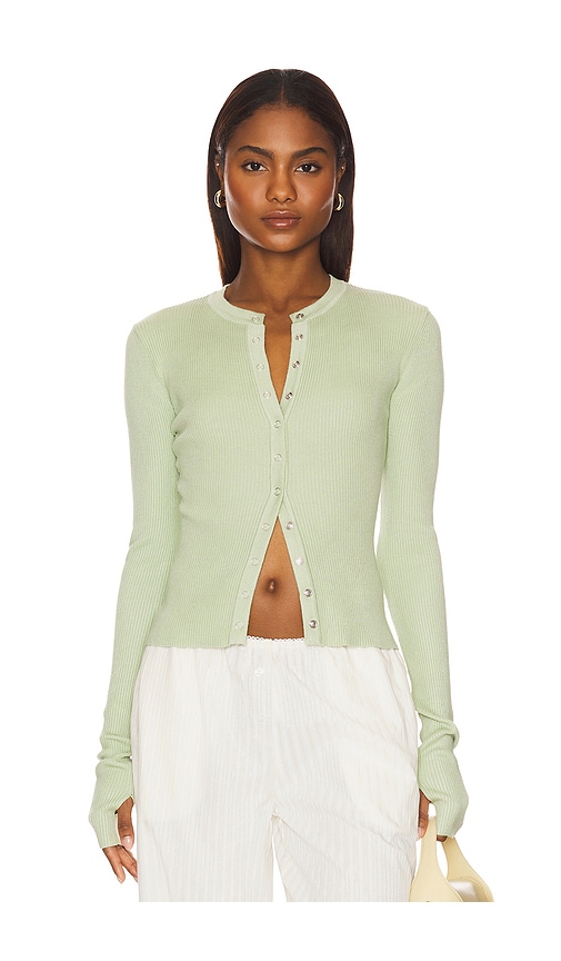X REVOLVE Ivy League Top in Sage. - size L (also in M, S, XS, XXS) - LIONESS - Modalova