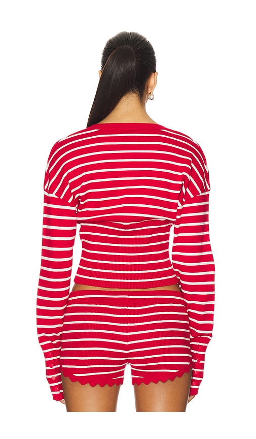  Lioness Cardigan Head In The Clouds In Red. Größe S. Also In Xxs, Xs, M, L, Xl. 