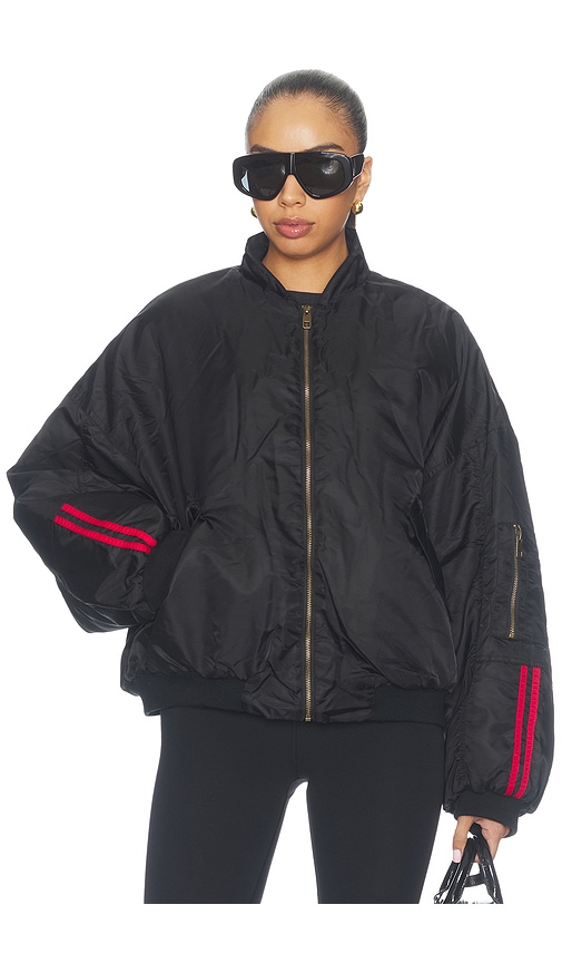 Bloom Bomber Jacket by Lioness in Midnight Flame