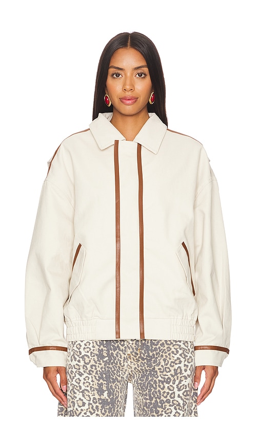 LIONESS Kenny Bomber in Beige