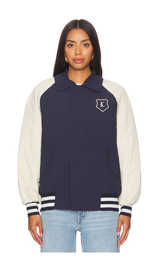 LIONESS Hailey Bomber in Navy