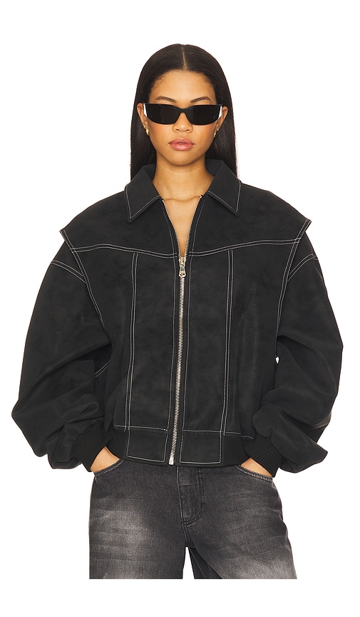 Lioness Vista Bomber Jacket In Black
