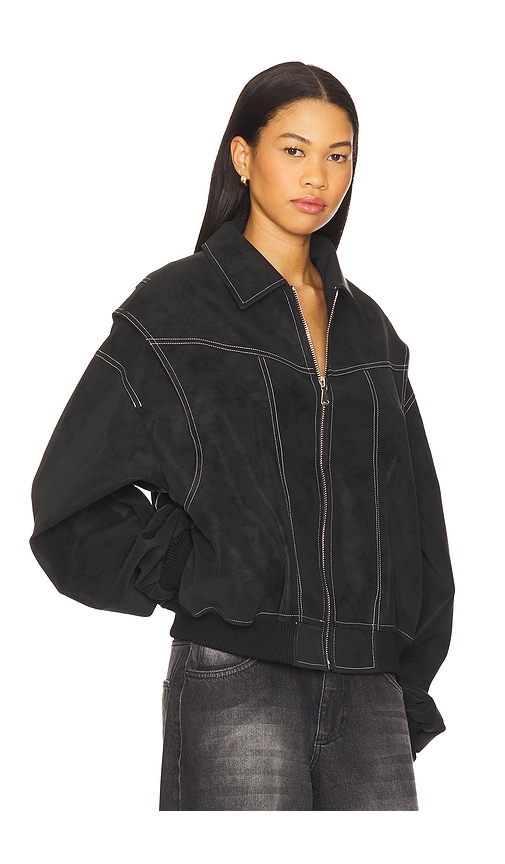 Lioness Vista Bomber Jacket In Black