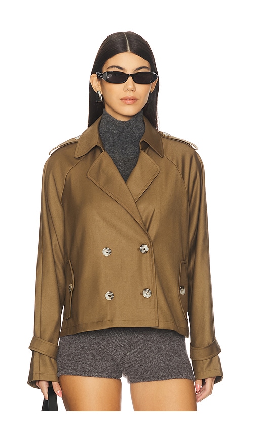 x REVOLVE Cropped Trencherous Coat