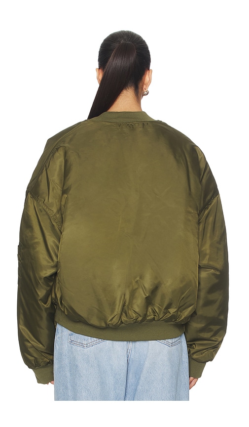  Lioness Essential Bomber Jacket In Green. Size S. Also In Xs, M. 