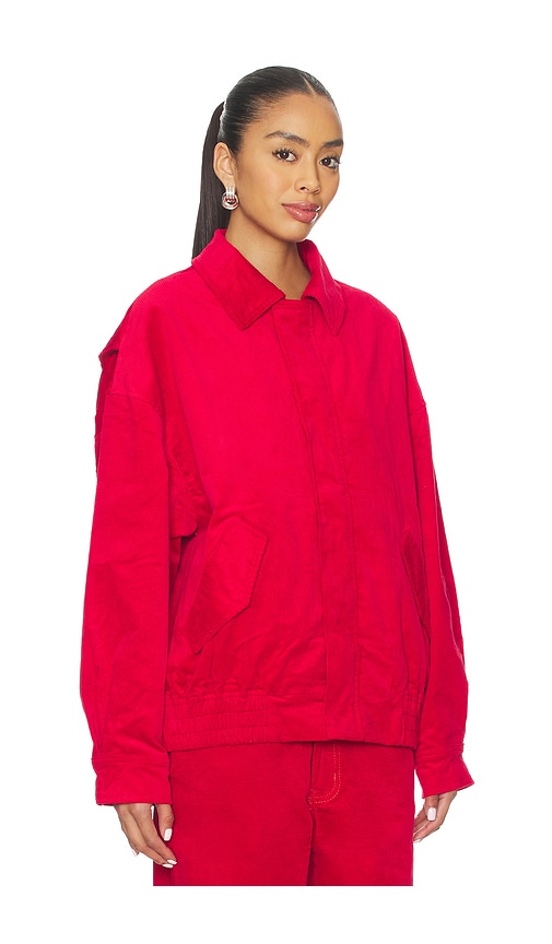  Lioness Kenny Bomber Jacket In Red. Size S. Also In M, L. 