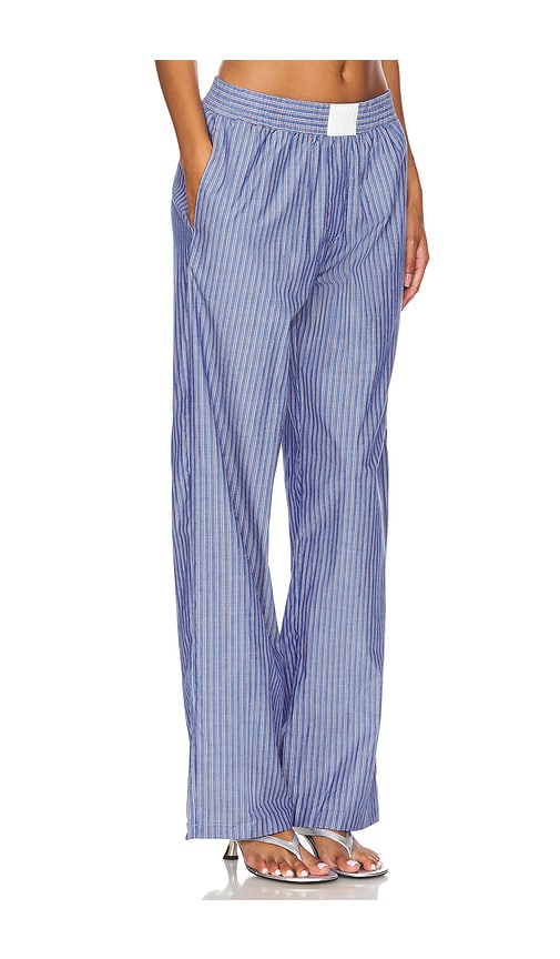 Lioness Cobain Pants Navy Stripe In Blue