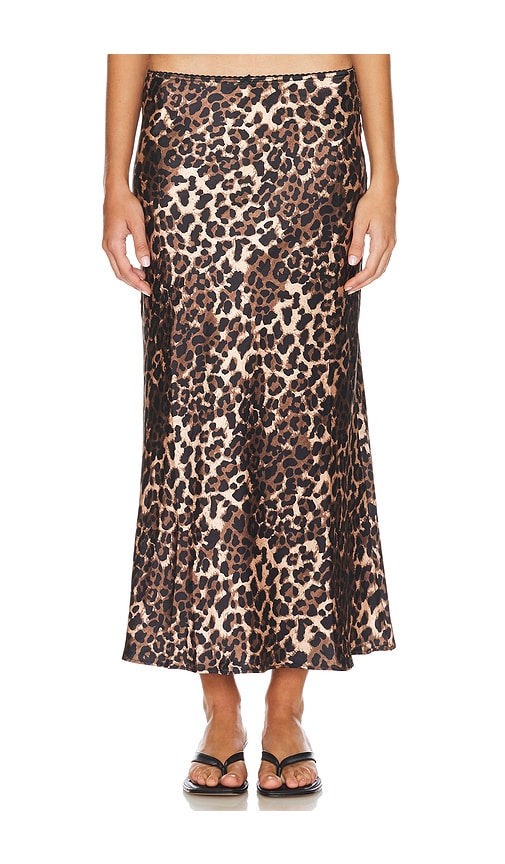 LIONESS Enigmatic Maxi Skirt in Leopard