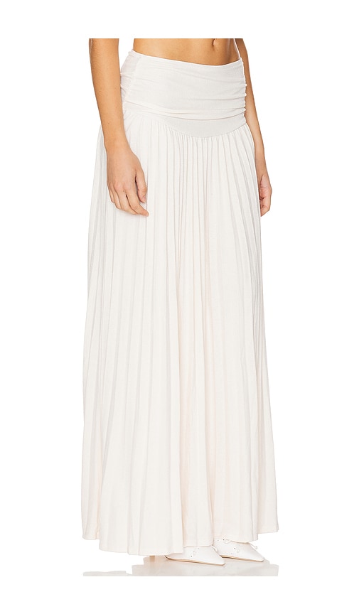 Lioness Field Of Dreams Maxi Skirt Ivory In Ivory