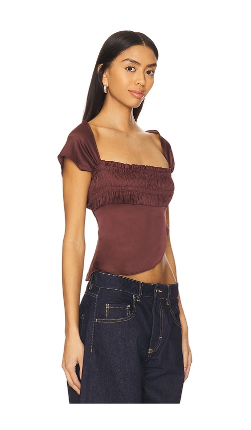 Lioness District Top In Garnet