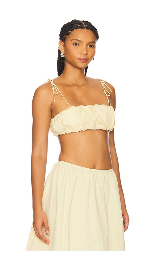 Lioness Intuition Bubble Top In Lemon