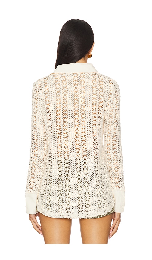  Lioness Unveiling Shirt In Cream. Size Xs. Also In Xxs. 