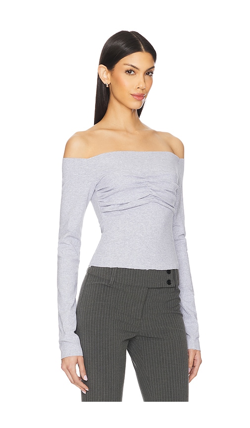 Shop Lioness Lulu Off The Shoulder Top In Cloud