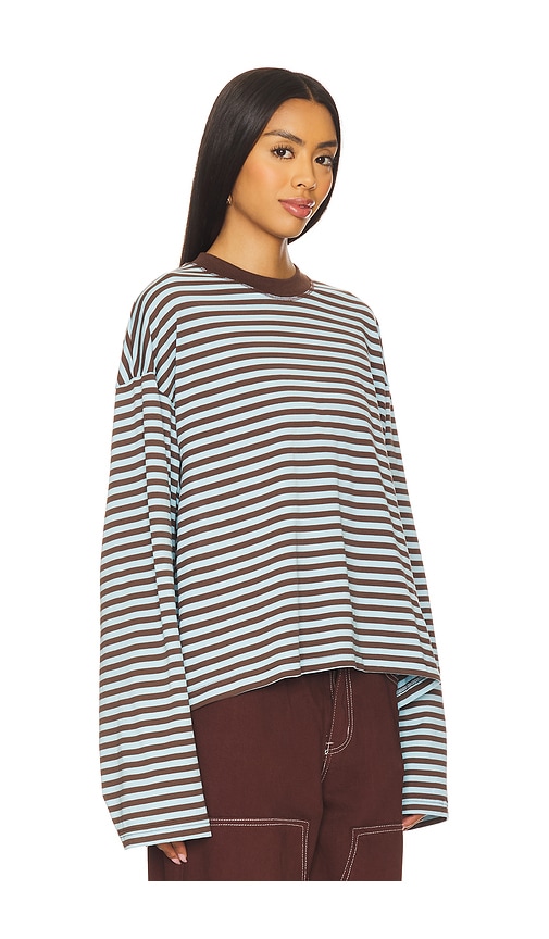  Lioness Bloom Long Sleeve Top En Color Brown, Baby Blue Talla L  (también En M, S, Xl, Xs, Xxl, Xxs). 