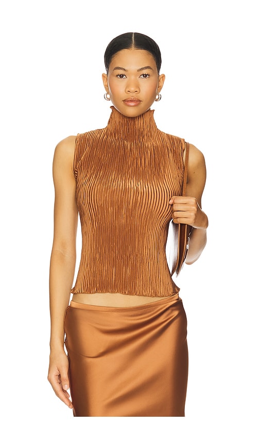 Ford Top in Rust. - size XS (also in L, M, S)