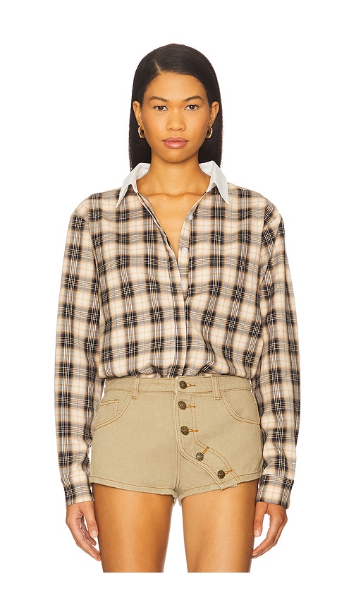 Vacanza Shirt in Chocolate. - size L (also in M, S, XS) - LIONESS - Modalova