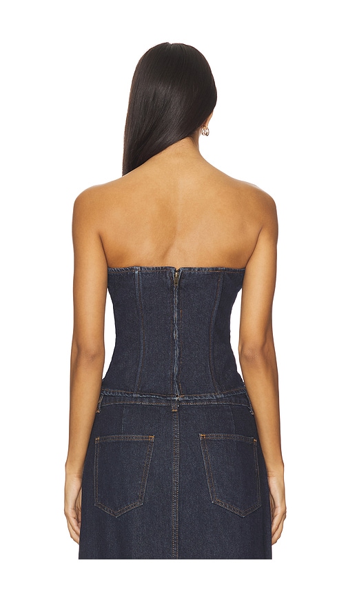  Lioness Oberteil Sweetness Strapless In Blue. Größe Xxs. Also In Xs, S, M, L, Xl. 