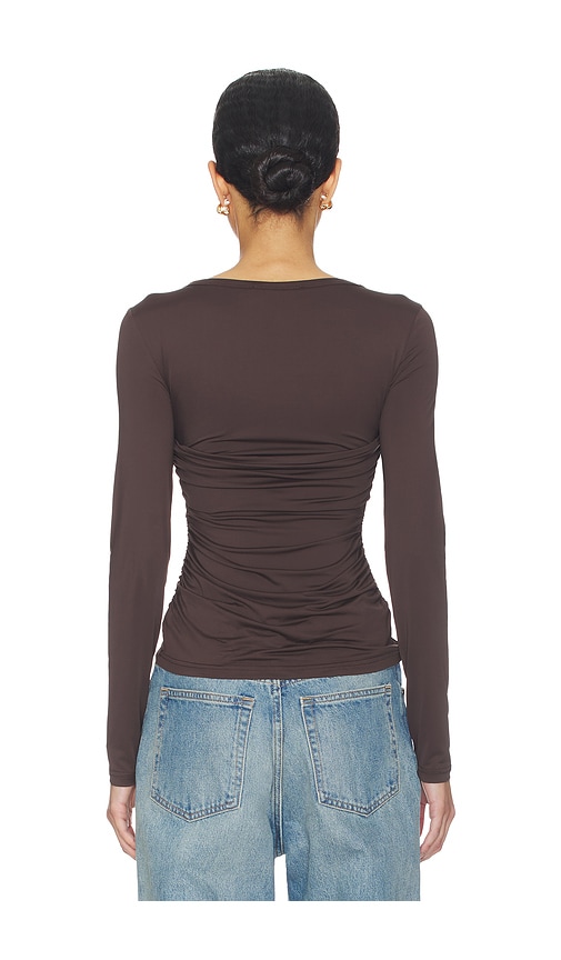  Lioness Oberteil Midnight Long Sleeve In Chocolate. Größe S. Also In Xxs, Xs, M, L. 