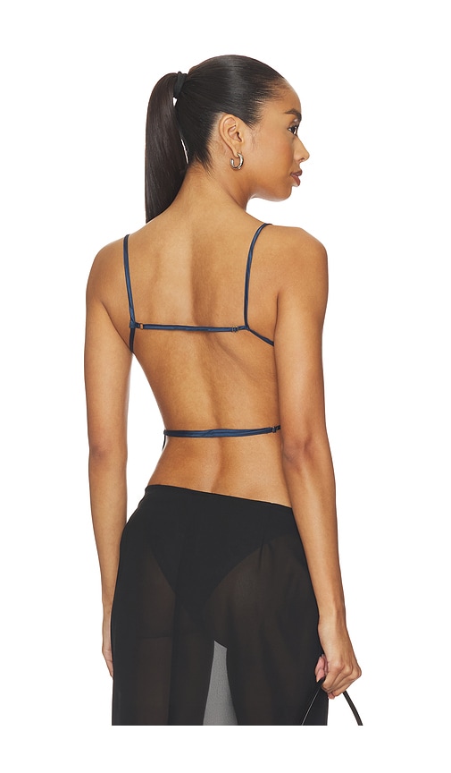  Lioness Oberteil Camille Backless In Navy. Größe S. Also In Xs, M, L. 