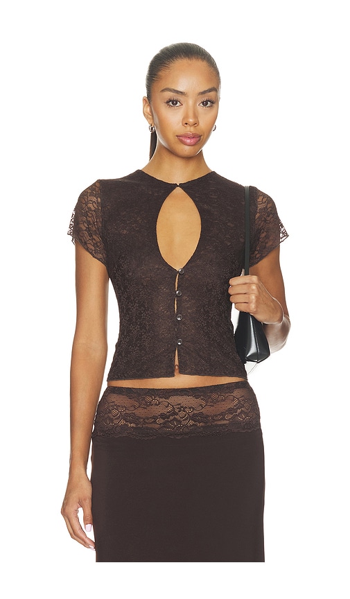 Love Letters Top by Lioness in Chocolate