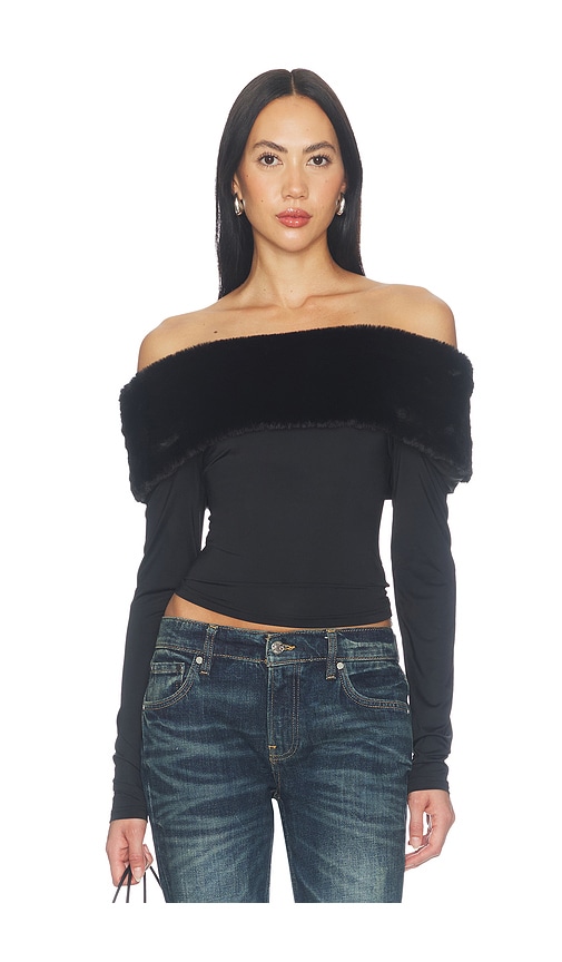 Waldorf Off Shoulder Top by Lioness in Pitch