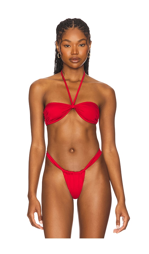 x REVOLVE Paradiso Bikini Top in Red. - size XS (also in L, M, S, XL)
