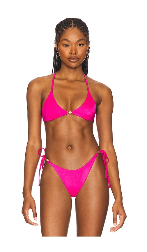 x REVOLVE Playa Bikini Top in Pink. - size XXS (also in L, M, S, XS)