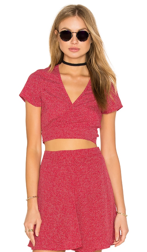 polka dot 短款上装