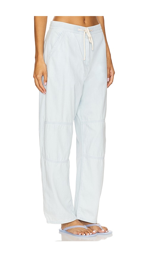 La Ligne Chambray Barrel Pant