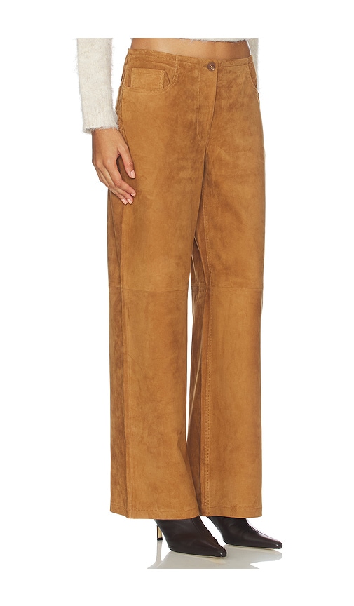 La Ligne Jenny É˜”è„šé•¿è£¤ Â€“ Çƒÿè�‰è‰². Å°ºç � M (also Â€“ Xs, S, L). In Brown