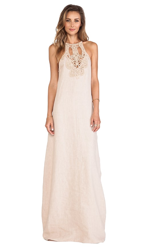 A Night Alone Linen Dress